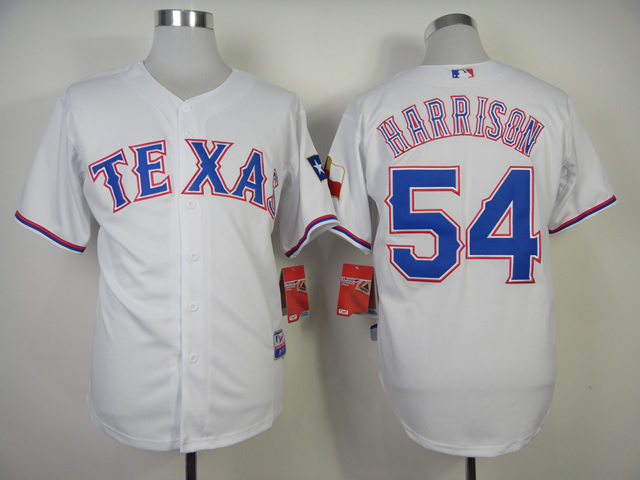 Men Texas Rangers #54 Harrison White MLB Jerseys